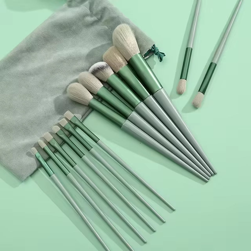 13 PCS Makeup Brush Set Eyeshadow Foundation Complete Makeup Brushes Blush Shadow Beauty Softening Makeup Tools