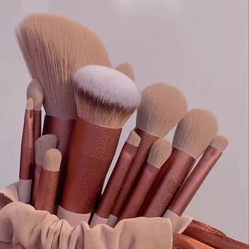 13 PCS Makeup Brush Set Eyeshadow Foundation Complete Makeup Brushes Blush Shadow Beauty Softening Makeup Tools