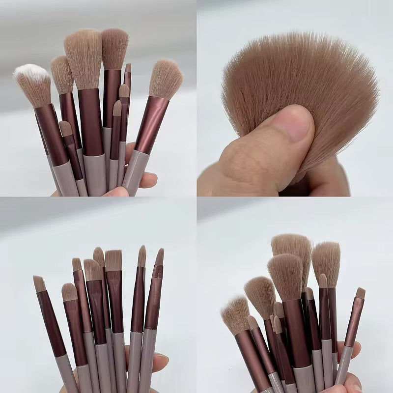 13 PCS Makeup Brush Set Eyeshadow Foundation Complete Makeup Brushes Blush Shadow Beauty Softening Makeup Tools
