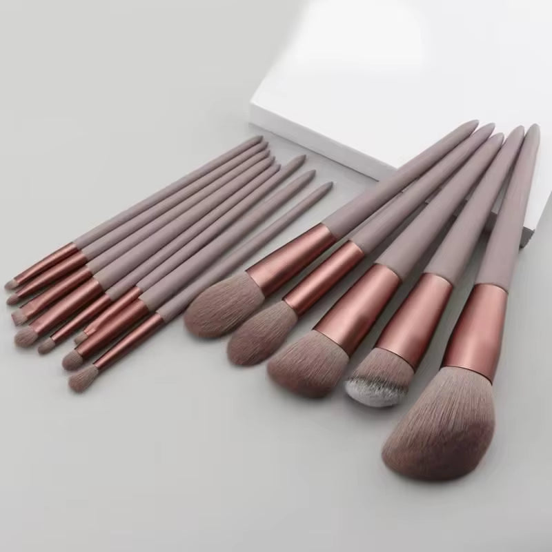 13 PCS Makeup Brush Set Eyeshadow Foundation Complete Makeup Brushes Blush Shadow Beauty Softening Makeup Tools
